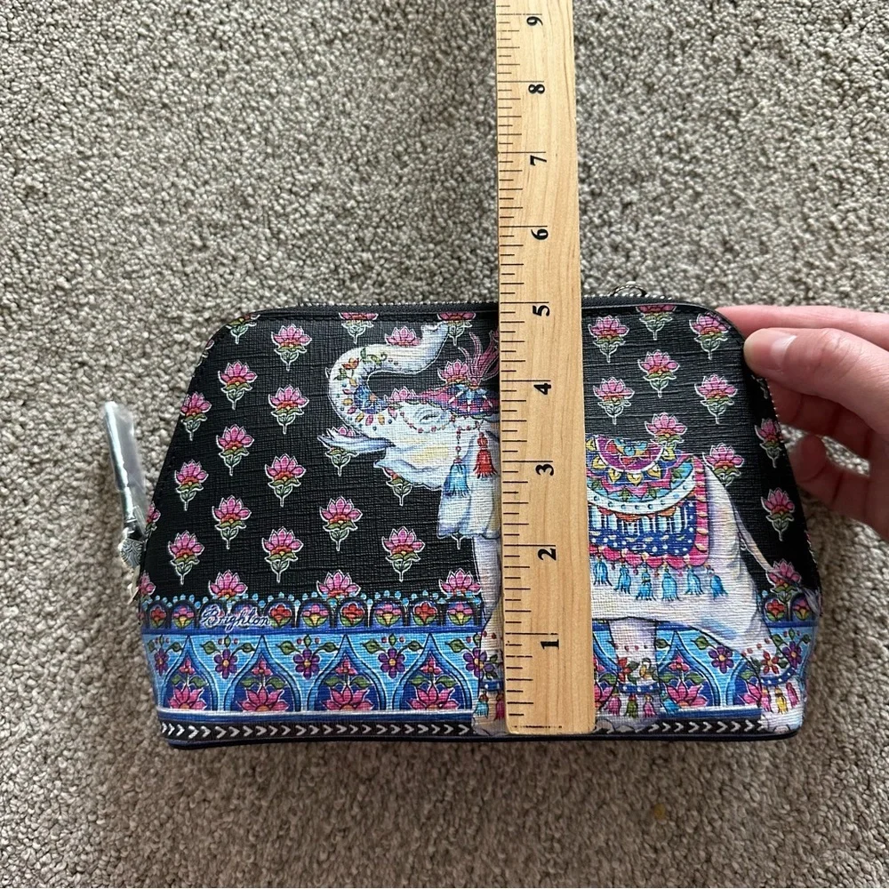 Brighton‎ Journey to India Elephant Cosmetic Makeup Bag With Strap